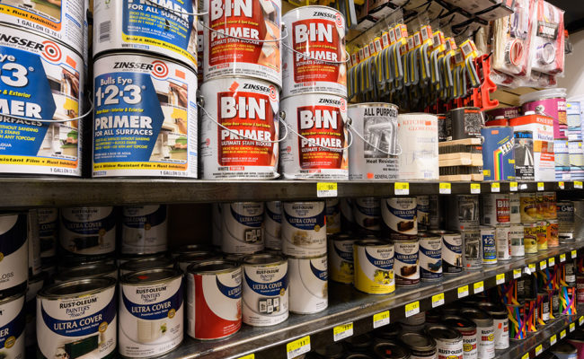 Paints, Stains, Primers & Sundries